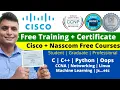 Cisco Nasscom Free Course With Certificate Cyber Security CCNA Networking Python C Linux