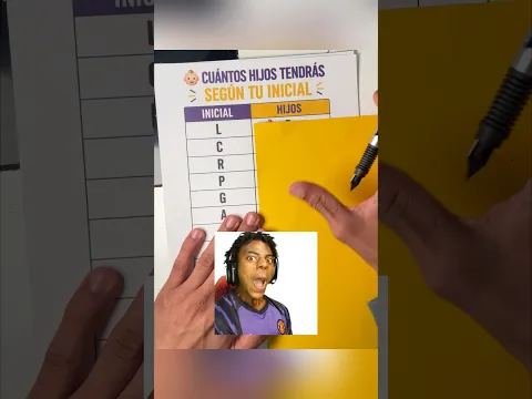 Cuantos HIJOS tendrás según tu INICIAL