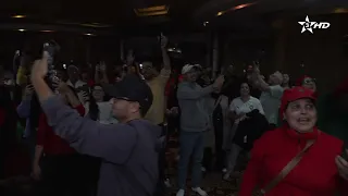 صوت المغاربة يصدح بحب الوطن و موريال الكندية تشهد فخر الإنتماء النشيد الوطني المغربي 