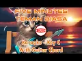 Download Lagu Five Minutes - Teman Biasa [Karaoke - Key C - Guitar Chord]