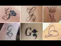G Letter Tattoos For Girls G Letter Tattoo Design Ideas For Girls Women s Tattoos