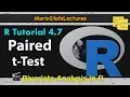 Paired t-Test in R with Examples R Tutorial 4 7 MarinStatsLectures