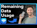 How To Check How Much Data You Have Left