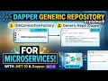 04 Build a Generic Repository with Dapper IDbConnectionFactory Microservices with NET 10