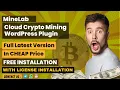 Full Latest Version MineLab - Cloud Crypto Mining WordPress Plugin In Cheap Price
