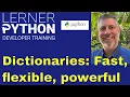 Python for non-programmers lesson 9 Dictionaries