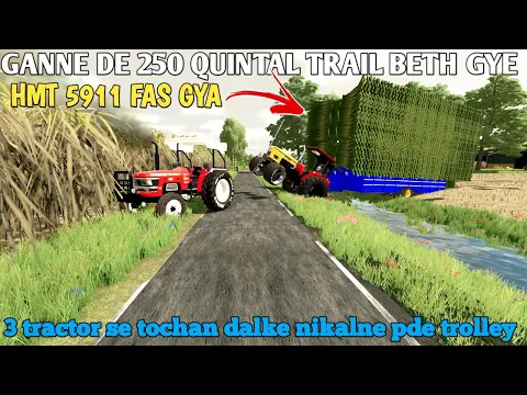 Download MP3 farming simulator 22 Indian mod challenge Hindi HMT 5911 fas gya 3 tractor se tochan dalke nikala