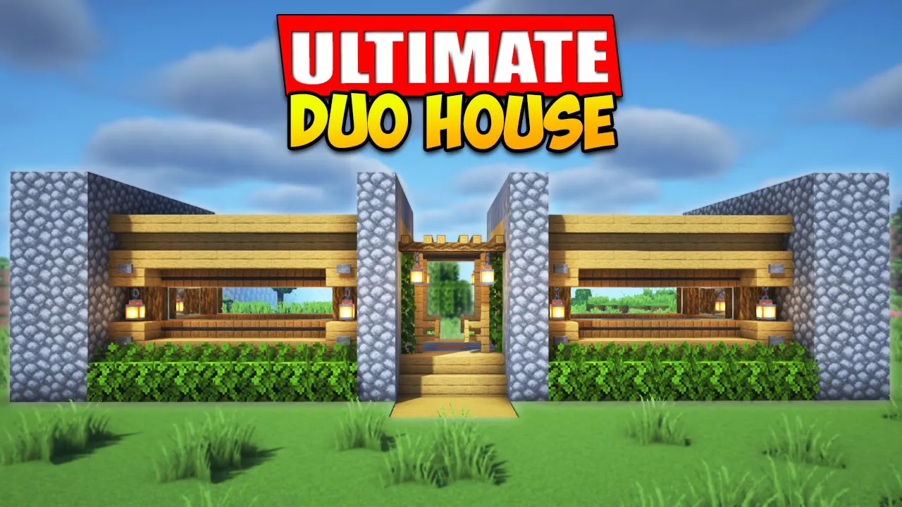 Minecraft Perfect Duo House Tutorial ????