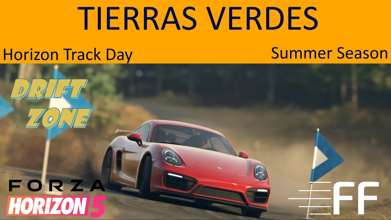 FH5 Rally Adventure “Tierras Verdes” Drift Zone | A Class Porsche Cayman GTS | 90,000 Points Easy!