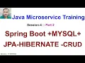 Session-4 SpringBoot Mysql Jpa Hibernate CRUD By Vkakarla