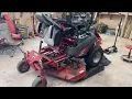 How to replace the belts on a Ferris IS700Z