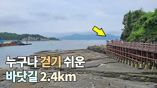 👍누구나 걷기 쉬운 바닷길 2.4km 🥽딱 썰물 때만 허락하는 바다속 동굴 🤞sns핫플 🏖공룡들의 놀이터 고성 상족암 썸네일