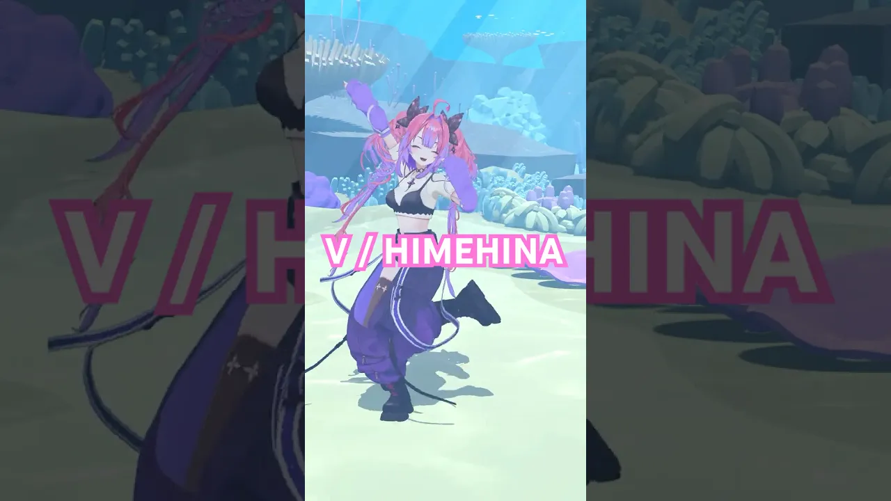 ヒメヒナさんの#ヴィー 踊ってみた！【綺々羅々ヴィヴィ】 #vtuber #shorts #dance