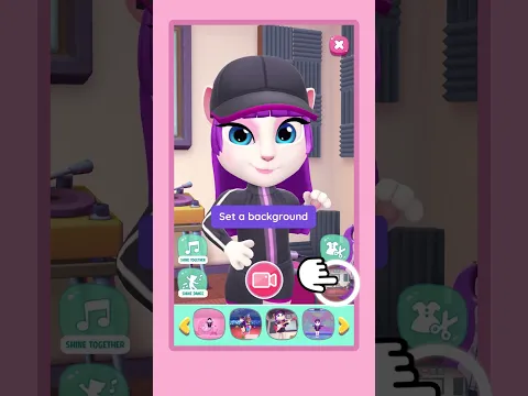 choose the look, pick the moves, and post it for the vibes! 🤗 #MyTalkingAngela2 #CreatorStudio