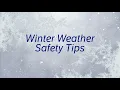 Smyrna Police Department Winter Weather Safety