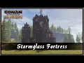 HOW TO BUILD A STORMGLASS FORTRESS SPEED BUILD - CONAN EXILES