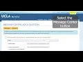 How To Message MSOL on MyUCLA - UCLA MSOL