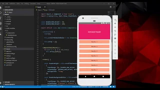 React Native ScrollView Animated Header Example