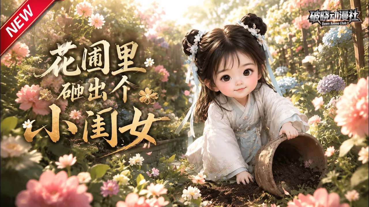 花圃里砸出个小闺女