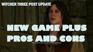 Witcher 3 Post Update New Game Plus Pros And Cons