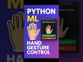 Python ML Hand Gesture Control Control Your PC with Gestures No Mediapipe
