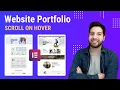 Create A Portfolio Scroll Image Effect On Elementor No Plugins Javascript