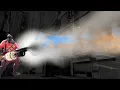 pyro s machine gun airblast bug