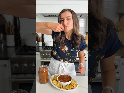 Roast Your Tomatoes for Better Salsa #shorts