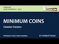 MINIMUM COINS CODECHEF JULY STARTERS 47 DETAILED SOLUTION