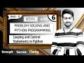 Looping and Control Statements in Python in Tamil Problem Solving and Python Programming in Tamil