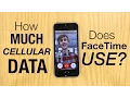 How Much Cellular Data Does FaceTime Use