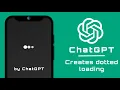 Creating a Cool Dotted Loading Animation with ChatGPT