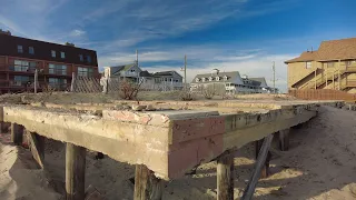 Rubble Left Behind at Joey Harrison s Surf Club Ortley Beach NJ Jersey Shore 4K