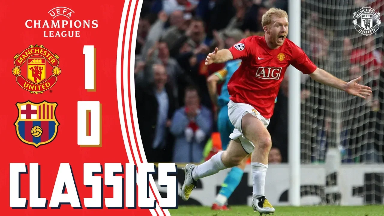 Champions League Classic | Manchester United 1-0 Barcelona (2008) | Semi-Final 2nd Leg | UCL Draw