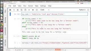 Data Carpentry - Data Analysis and Visualization with Python