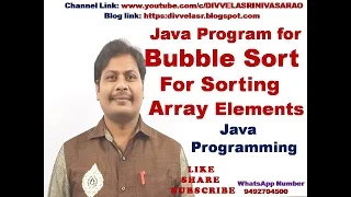 Bubble Sort Algorithm With Java Program Bubble Sort Bubble Sort in Java with Example