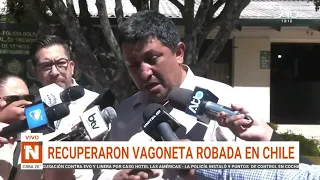 Recuperaron vagoneta robada en Chile