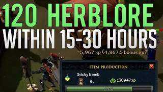 Amazing Herblore training methods 3 Million base XP