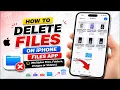 When Selecting Multiple Files Delete Button Not Working on iPhone Fix It Quickly