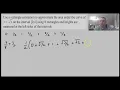Left hand rectangular approximation method