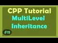 Multilevel inheritance in CPP CPP Tutorial in Hindi