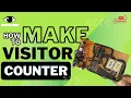 Visitor Counter without Microcontroller MCU - DIY