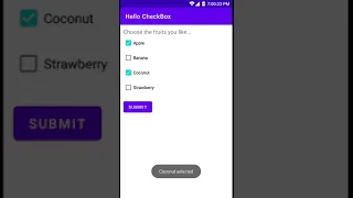 Android CheckBox Example Demo Android Studio Tutorial For Beginners Kotlin and Java