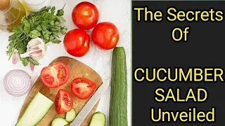 the versatile cucumber salad aids in weighloss constipation u0026 controlling diabetes most healthiest