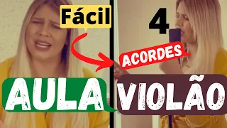 Download AULA VIOLÃO  Marília Mendonça  - VIRA HOMEM I SÓ 4 ACORDES FÁCEIS  COMO TOCAR SIMPLIFICADO MP3