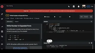 Codewars Write Number in Expanded Form Python 6 kyu