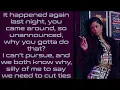 FLO ~ I can't be high around you anymore ~ Lyrics