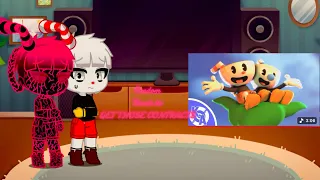 fandom reacts to get those contracts fnf indie cross anniversary 1 cuphead my au