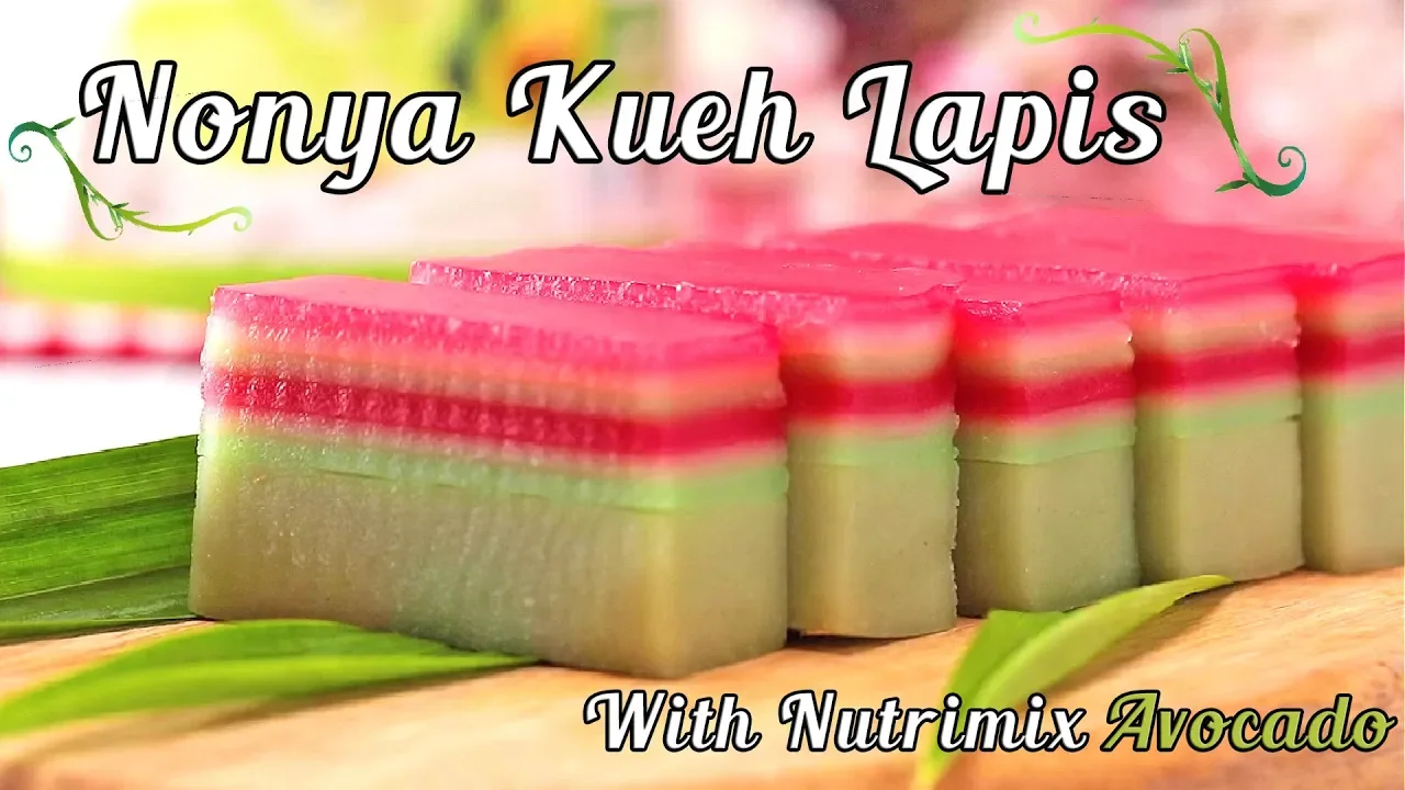 How To Make Nonya Kueh Lapis with Nutrimix Avocado