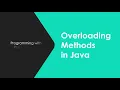 Overloading Methods in Java